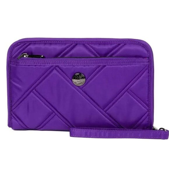 Lug Zeppelin 2 RFID Wristlet Wallet Grape Purple - Picture 1 of 11